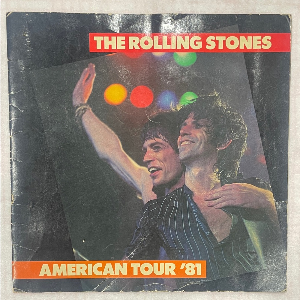 THE ROLLING STONES “American Tour '81” Official Tour Program Original Book Album